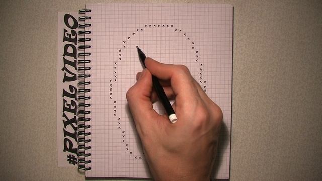 Among Us или как нарисовать Aмонг Aс по клеточкам 18+ #pixelvideo смотреть онлайн