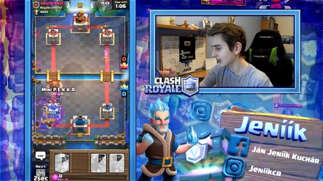 ❤️ZASE TEN RANK & MINI OPENING❤️ • CLASH ROYALE CZ/SK |Jeniik смотреть онлайн