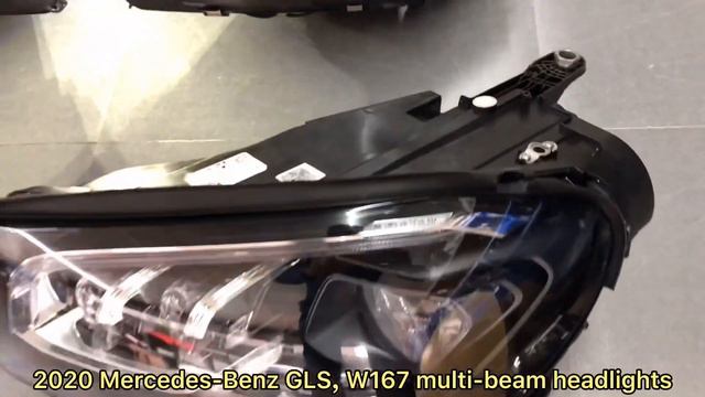 2020 Mercedes-Benz GLS, W167 multi-beam headlights, support for static headlight upgrades смотреть онлайн