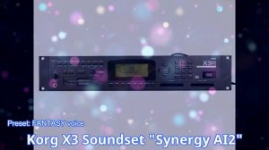 Korg X3/X3D "SynergyAi2" Soundset 120 Presets