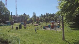 Город Мантурово Костромской области. Центр города.