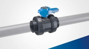 Шаровый кран из ПВХ, d16-63. серия VEEIV