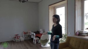 Обзор готового дома из соломенных панелей.