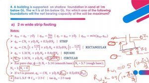 Bearing capacity & Shallow Footing | Geotech | MCQ, MSQ, NAT | GATE Civil | ESE Civil