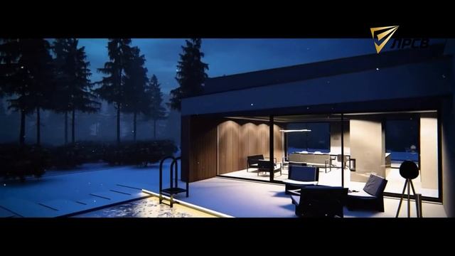 Современный одноэтажный дом с навесом для автомобиля смотреть онлайн