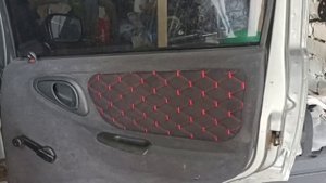 Восстановление обшивок дверей Нива Шевроле