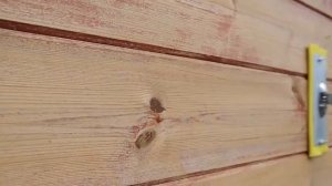 Обработка деревянного фасада антисептиком Tikkurila