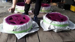 Покраска дисков пластидипом.