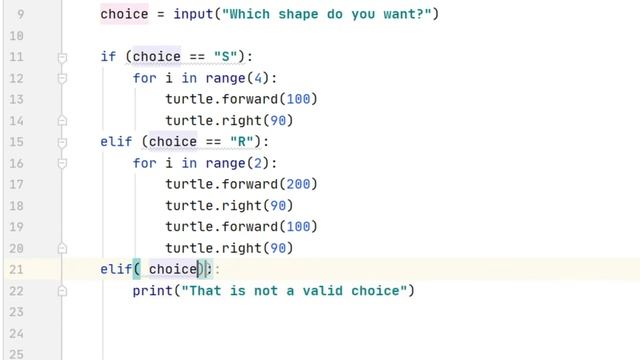 Python Turtle Tutorial - Lesson 6 - While loops