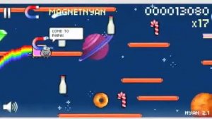 nyan cat lost in space HACKED!!!!!