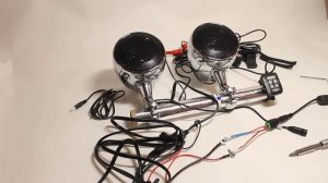 Аудиосистема для мотоцикла GoHawk AN4 (SPK350) D-class/Bluetooth/AUX.