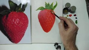 Александр Киргизин. Рисуем клубнику маслом. Бесплатный онлайн урок