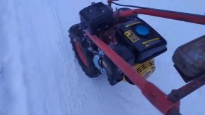 косилка мф-70 первый выезд с новым мотором