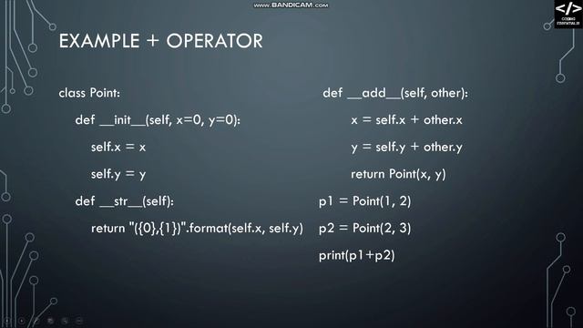 Object Oriented Programming in Python #Part - 4 Operator Overloading