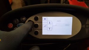 Change display language and reset service message - Still RX forklift
