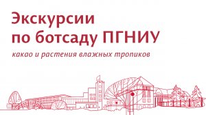 Экскурсии по Ботаническому саду ПГНИУ. Какао и растения влажных тропиков