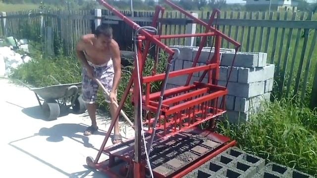 новые станки для производства шлакоблоков