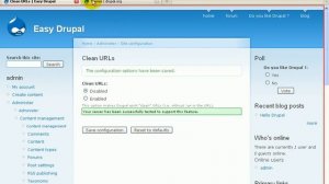 Drupal Clean URLs