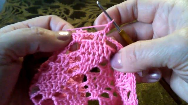 Ажурная кофточка "Розовое сияние"крючком.Часть ✓2.
