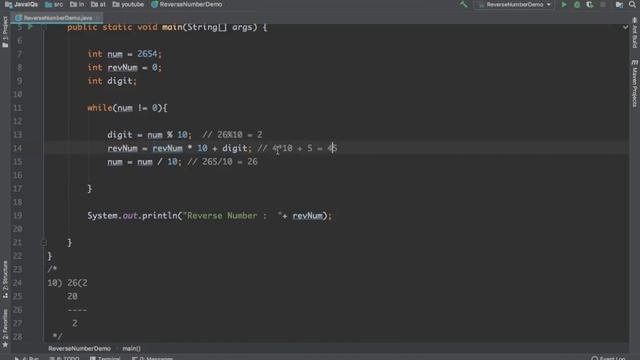 10. How to Reverse a Number in Java | Program to Reverse a Number in Java |Java Interview Question смотреть онлайн