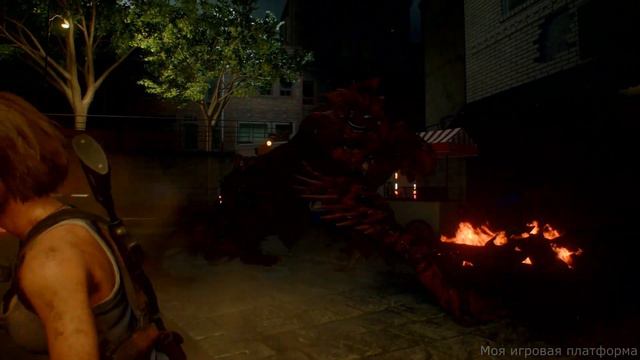 RESIDENT EVIL 3 REMAKE Джилл против Немезиса (Бой у часовой башни) PS4 PRO FULL HD 1080P