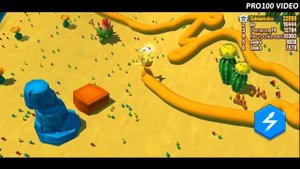 Самая большая змея на сервере! Игра Snake Rivals -  Android Gameplay Walkthrough