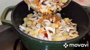 Как приготовить грибной суп с плавленый сыром. Вкусно и не обычно