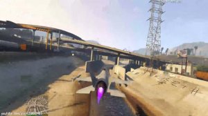 GTA V Online - Трюки на истребителе P-996 Lazer(PC) ✔
