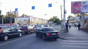 Фазы работы светофора на перекрестке пр.Кирова и ул.Победы в Самаре