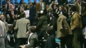 CIEL MON MARDI bagarre lors d'un débat sur l'Extrême-Droite 1990