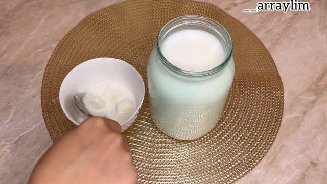 АЙРАН ҰЙЫТУ.ҰЙЫТҚЫ болмаса айранды ОСЫЛАЙ ұйытып көріңіз.Домашний кефир.Қатық.