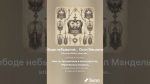 О Свободе небывалой... Осип Мандельштам