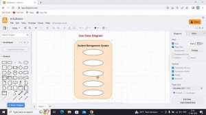 Simple Use Case Diagram Using Draw.io