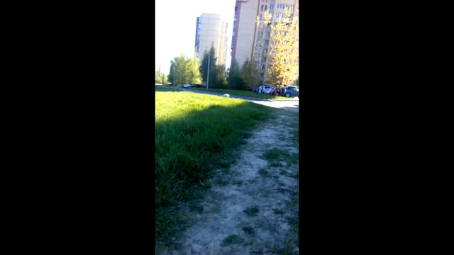 Пешком от ЖК "Живи в Рыбацком" до метро "Рыбацкое"