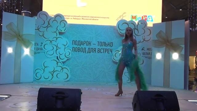 Авторский показ дизайнеской одежды для спортивно-бальных танцев бренда 