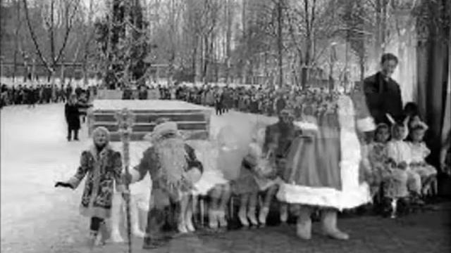 новогодняя фотохроника.Новый год в ссср