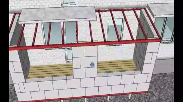 Газобетон, как построить пристройку (балкон) из газобетонных блоков, цена, доставка, разгрузка смотреть онлайн