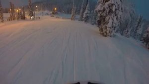Катание на горнолыжном курорте RUKA. PART-1