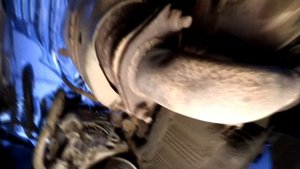 Хендай Соната. Как снять выпускной коллектор.