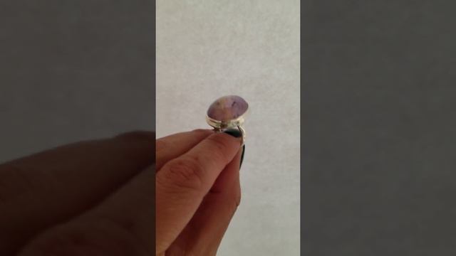 Ametrine Silver Ring Size 6.5