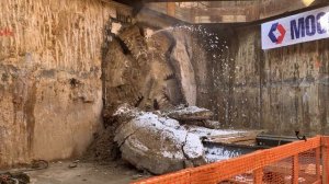 Выход проходческоко щита. Метро Рассказовка