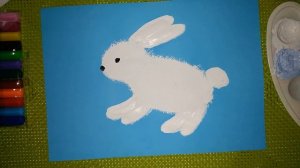 Как нарисовать ПУШИСТОГО БЕЛОГО ЗАЙКУ. Урок рисования для детей от 3 лет до начальной школы.