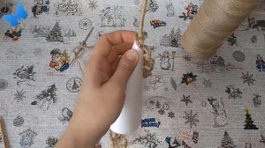 3 Идеи Новогодняя ЁЛОЧКА из ДЖУТА / Поделки и подарки на новый год из шпагата своими руками