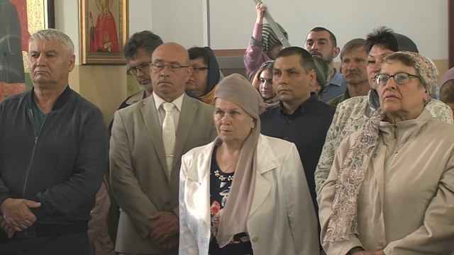 Литургия в Свято Никольском храме поселка Солнечный смотреть онлайн