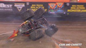 Monster Jam Trucks Insane Crashes and Carnage Compilation!  All Star Freestyle!