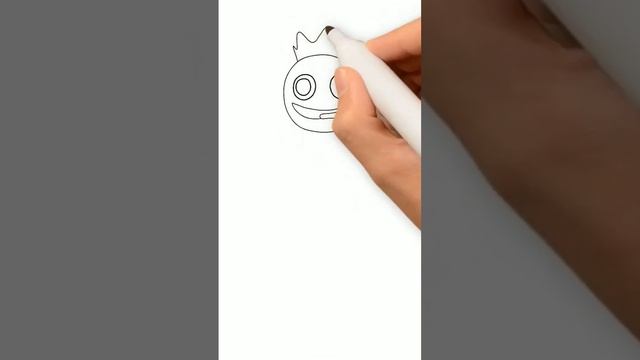 Как нарисовать радужного друга.Синий смотреть онлайн