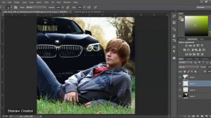 Add bmw i8 2016 in photoshop cc