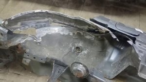 Хонда Hrv продолжение. Ремонт сгнившего заднего крыла