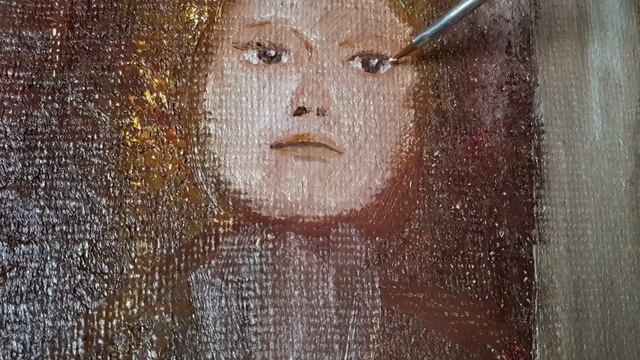 Рисую женский портрет маслом #рисую #живопись #художник #женскийпортрет #портрет #маслянаяживопись