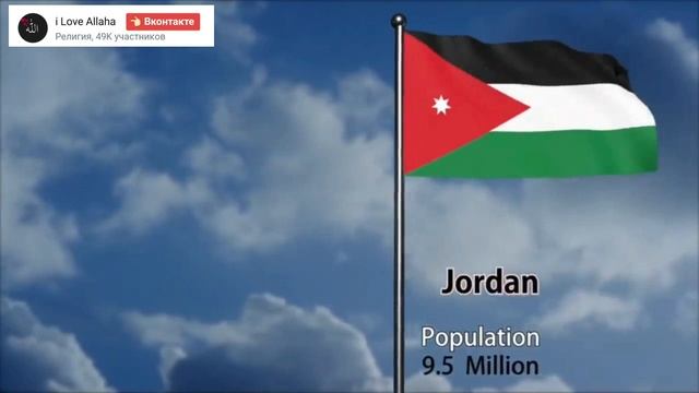 Флаги и названия 57 мусульманских  стран  ?????